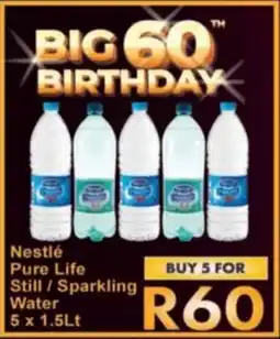 President Hyper Nestlé Pure Life Still/ Sparkling Water offer