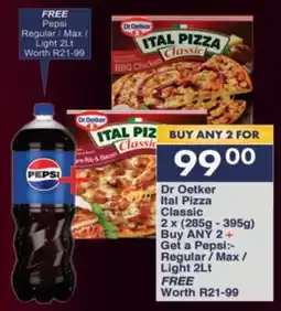 President Hyper Dr Oetker Ital Pizza Classic offer