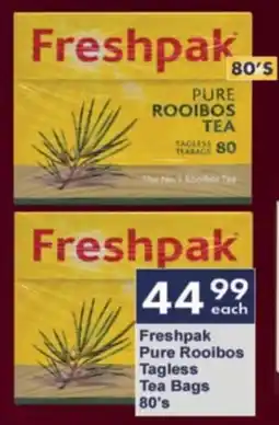 President Hyper Freshpak Pure Rooibos Tagless Tea Bags offer