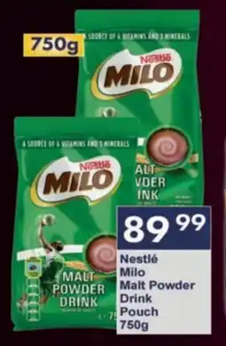 President Hyper Nestlé Milo Malt Powder Drink Pouch offer
