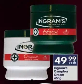 President Hyper Ingram's Camphor Cream offer