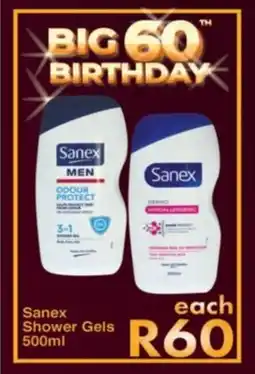 President Hyper Sanex Shower Gels offer