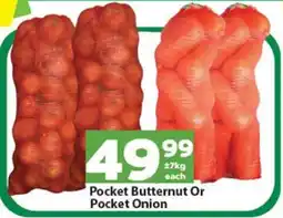 Pocket Butternut Or Pocket Onion
