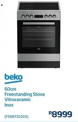 Freestanding Stove Vitroceramic Inox