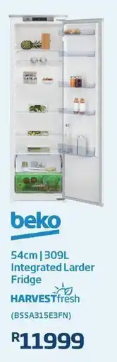 Integrated Larder Fridge