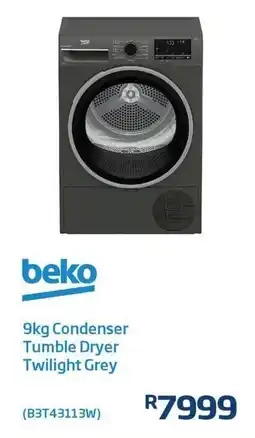 Condenser Tumble Dryer Twilight Grey