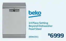 14 Place Setting Beyond Dishwasher Pearl Steel