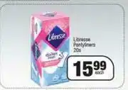 Libresse Pantyliners-20s Each