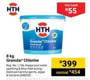 Builders Warehouse HTH 8Kg Granular+ Chlorine offer