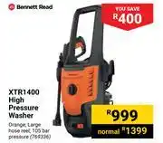 Builders Warehouse Bennett Read XTR1400 High Pressure Washer offer