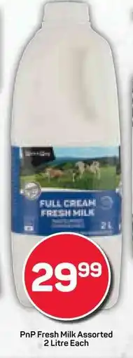 Pick n Pay PnP Fresh Milk Assorted offer
