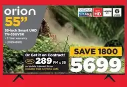 HiFi Corp 55-inch Smart UHD TV-55UVSK offer