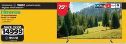 HiFi Corp Hisense 75-inch Quantum ULED TV-75Q6N offer