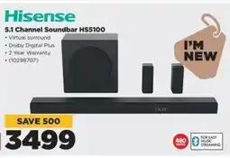HiFi Corp Hisense 5.1 Channel Soundbar HS5100 offer