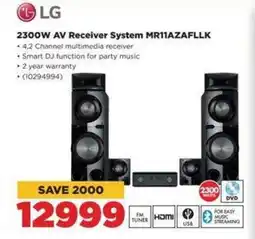 HiFi Corp LG 2300W AV Receiver System MR11AZAFLLK offer