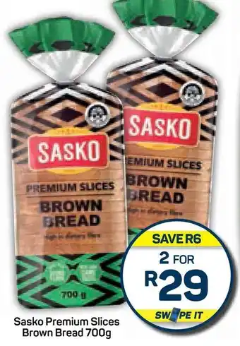 Pick n Pay Hypermarket Sasko Premium Slices Brown Bread offer