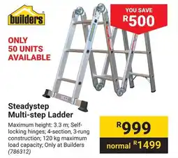 Builders Warehouse Steadystep Multi-step Ladder offer