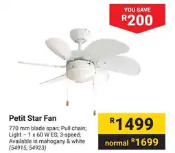 Builders Warehouse Petit Star Fan offer