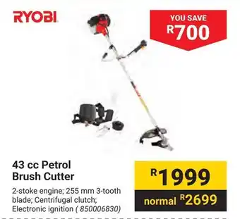 Builders Warehouse RYOBI 43 cc Petrol Brush Cutter offer