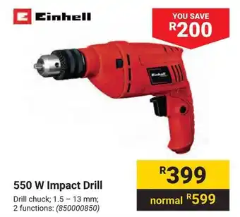 Builders Warehouse Einhell 550 W Impact Drill offer