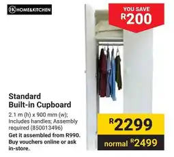 Builders Warehouse Standard Built-in Cupboard offer