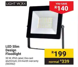Builders Warehouse LED Slim Design Floodlight offer