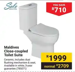 Builders Warehouse Maldives Close-coupled Toilet Suite offer