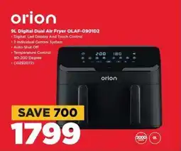 HiFi Corp Digital Dual Air Fryer OLAF-0901D2 offer