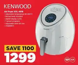 HiFi Corp KENWOOD Air Fryer XXL 4618 offer
