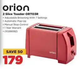HiFi Corp 2 Slice Toaster ORTO3R offer
