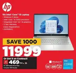 HiFi Corp HP 15s Intel Core i5 Laptop offer