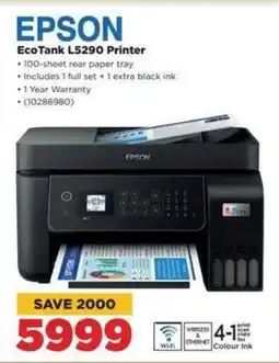 HiFi Corp EPSON EcoTank L5290 Printer offer