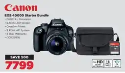 HiFi Corp Canon EOS 4000D Starter Bundle offer