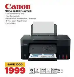 HiFi Corp Canon PIXMA G2430 MegaTank offer