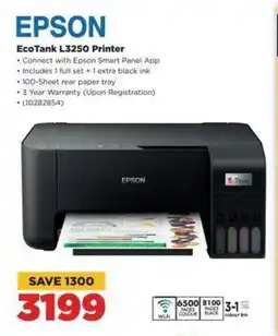 HiFi Corp EPSON EcoTank L3250 Printer offer