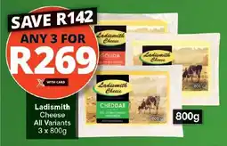Checkers Ladismith Cheese All Variants offer
