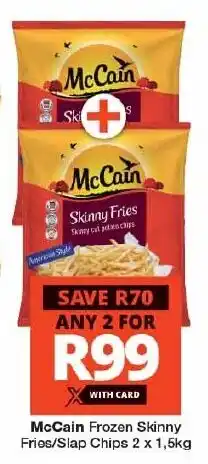 Checkers McCain Frozen Skinny Fries/Slap Chips offer