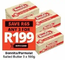 Checkers Bonnita/Parmalat Salted Butter offer