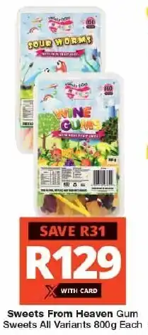 Checkers Sweets From Heaven Gum Sweets All Variants offer