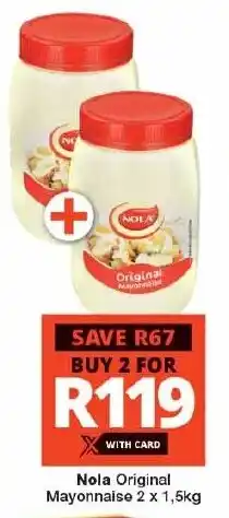Checkers Nola Original Mayonnaise offer