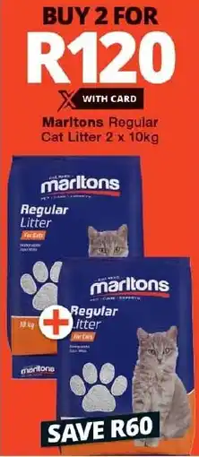 Checkers Marltons Regular Cat Litter offer