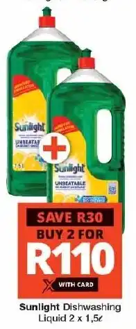 Checkers Sunlight Dishwashing Liquid offer