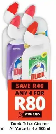 Checkers Duck Toilet Cleaner All Variants offer
