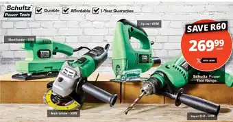 Checkers Schultz Power Tool Range offer