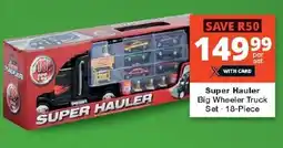 Checkers Super Hauler Big Wheeler Truck Set 18-Piece offer