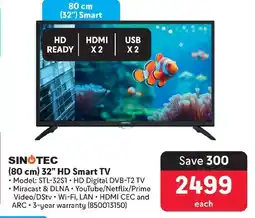 Makro SINOTEC (80 cm) 32" HD Smart TV offer