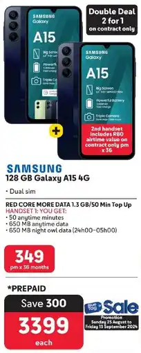Makro SAMSUNG 128 GB Galaxy A15 4G offer
