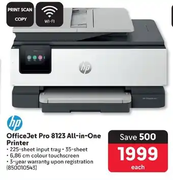 Makro HP OfficeJet Pro 8123 All-in-One Printer offer