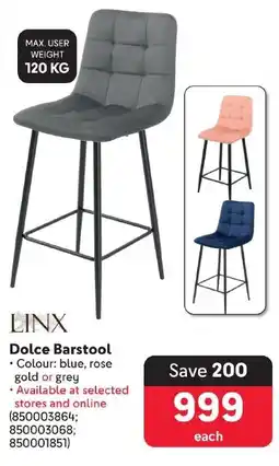 Makro LINX Dolce Barstool offer