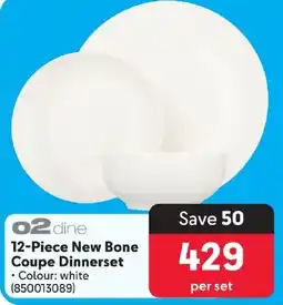 Makro 12-Piece New Bone Coupe Dinnerset offer